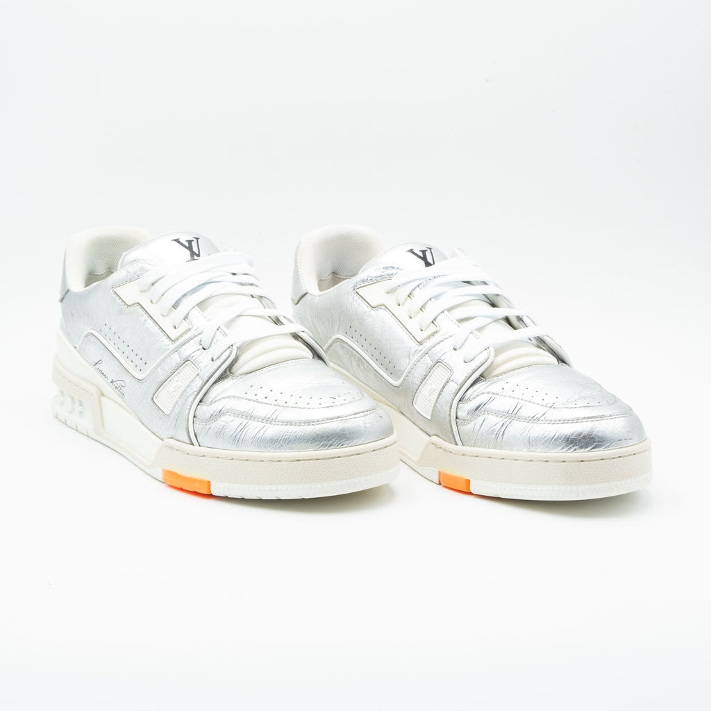 Louis Vuitton Trainer Silver White