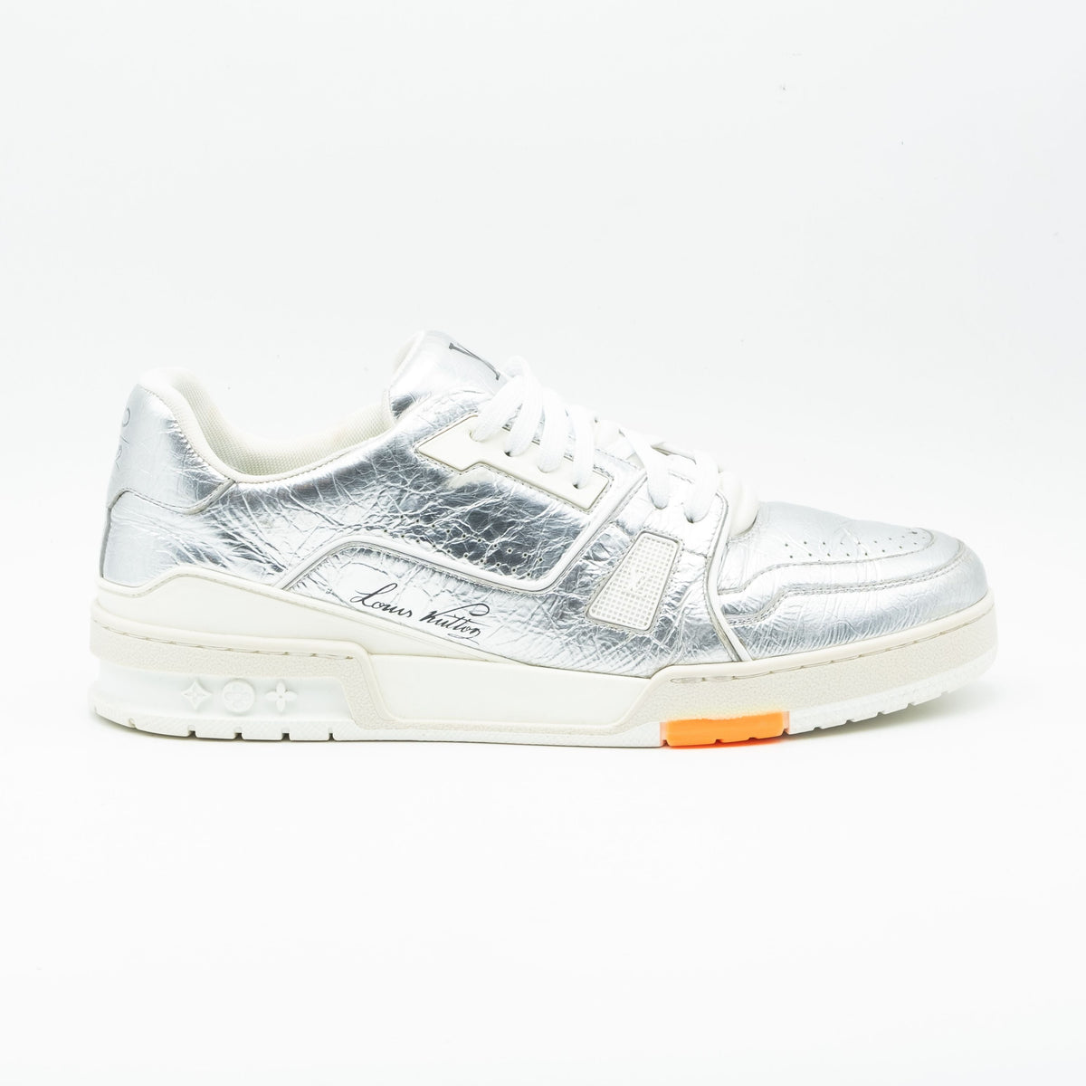 Louis Vuitton Trainer Silver White