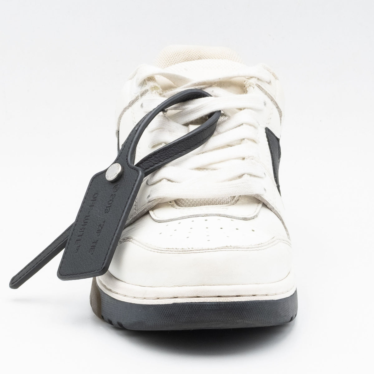 Off-White Out Of Office OOO Low Tops Black White Blue