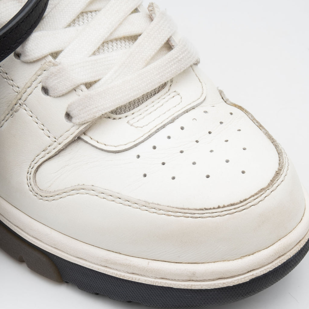 Off-White Out Of Office OOO Low Tops Black White Blue
