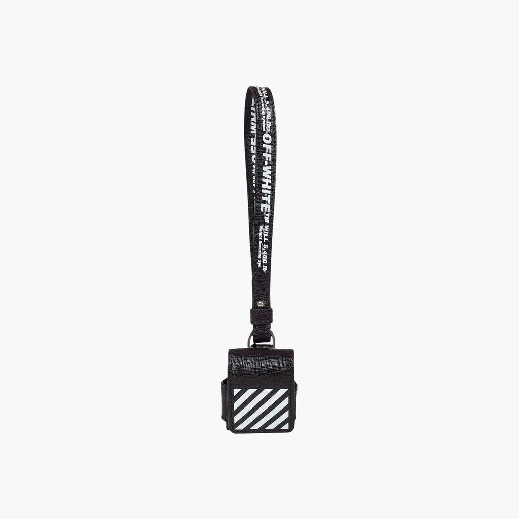 Off-White Airpods Case Diag Black