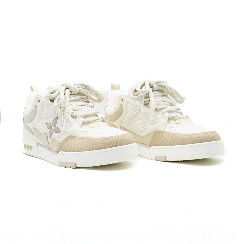 Louis Vuitton Skate Sneaker Beige White