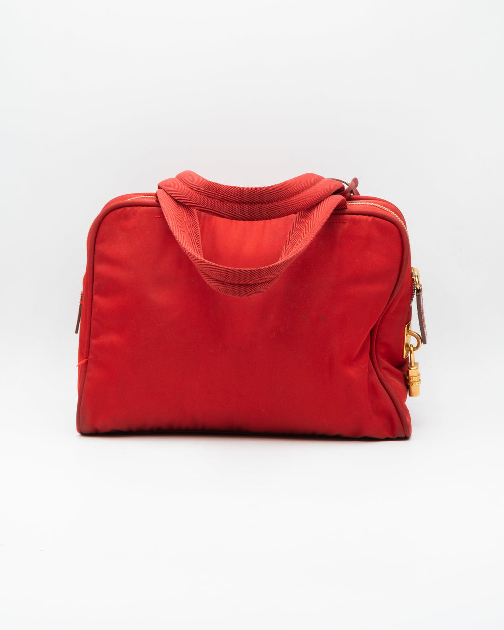 Prada Sac à Main Nylon Red