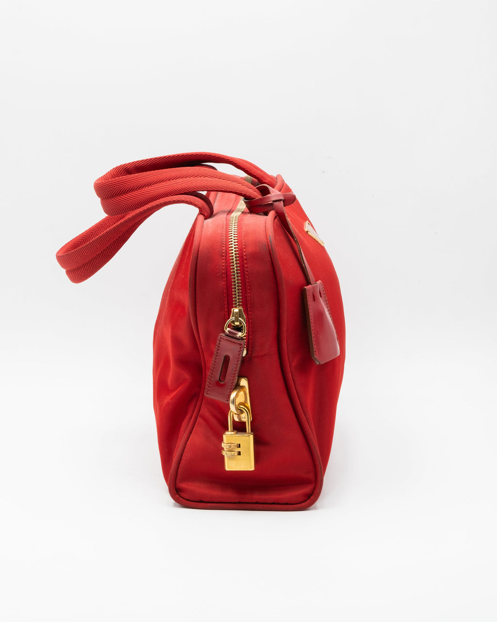 Prada Sac à Main Nylon Red