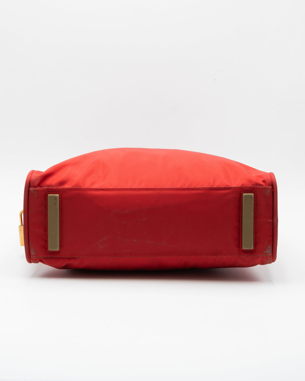 Prada Sac à Main Nylon Red