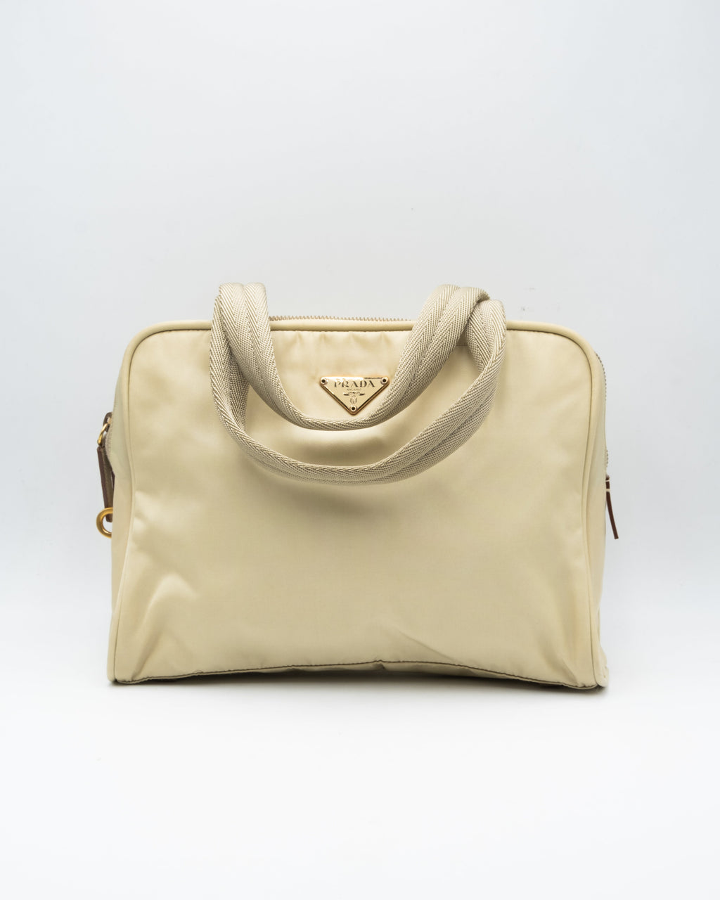 Sac à main - Nylon - Beige