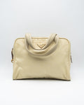 Sac à main - Nylon - Beige