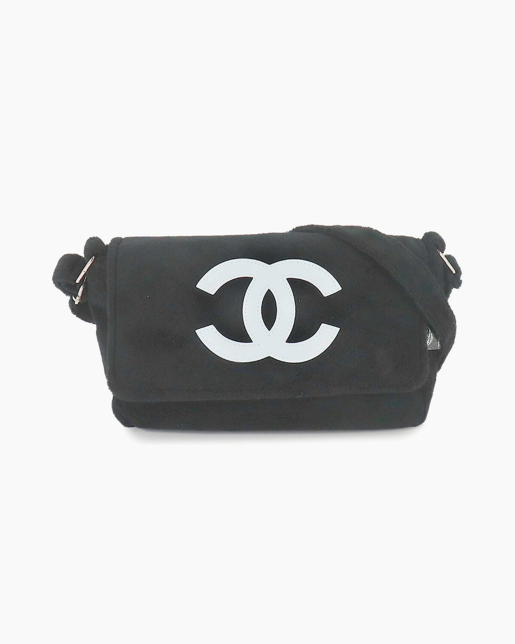 Chanel Sac à Main Plush Precision Messenger Noir