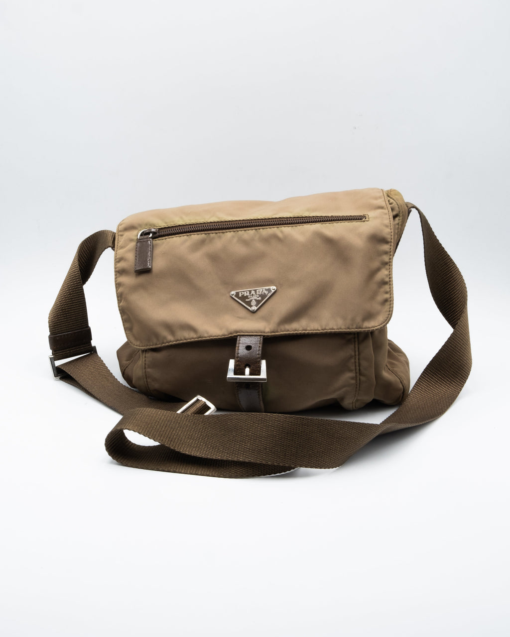 Prada Sacoche - Nylon - Beige