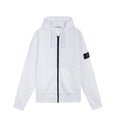 Stone Island Hoodie Zip Blanc