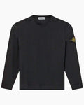 Stone Island Ribbed Crewneck - Black
