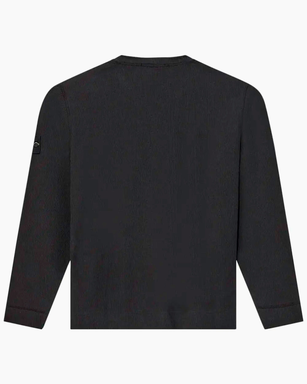 Stone Island Ribbed Crewneck - Black