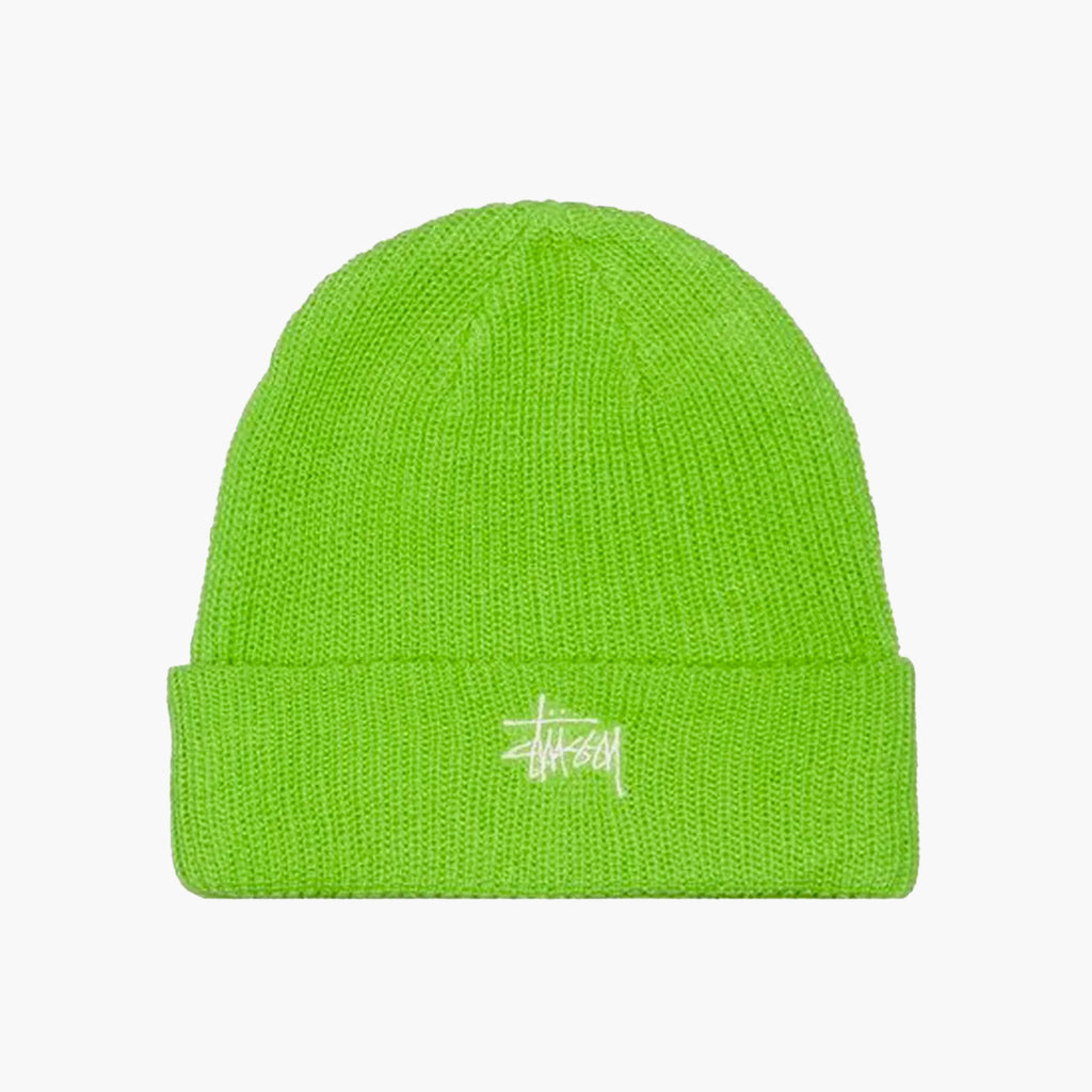 Stussy STUSSY BASIC CUFF BEANIE GREEN