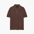 Stussy T-Shirt Polo Dyed Marron