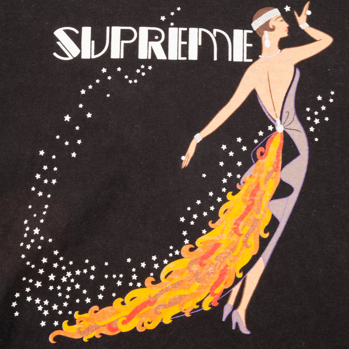 Supreme T-Shirt - Stardust - Black