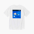 Kaws x Uniqlo T-Shirt Artbook Cover Blanc
