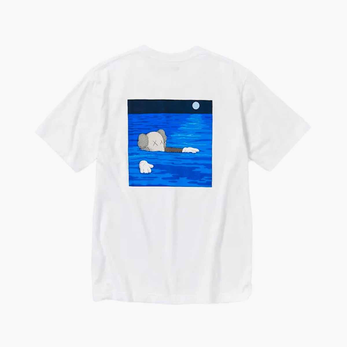 Kaws x Uniqlo T-Shirt Artbook Cover Blanc
