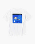 KAWS x Uniqlo Artbook Cover T-Shirt Blanc