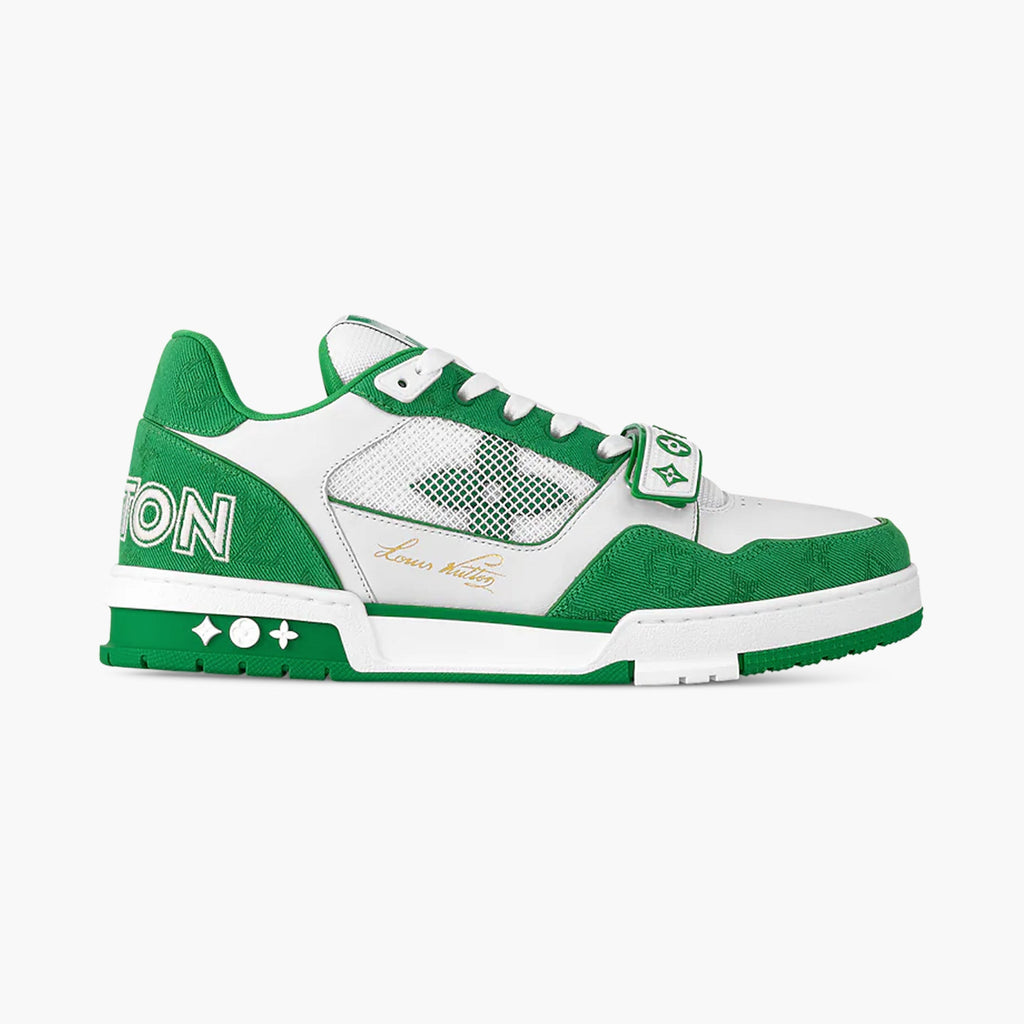 Louis Vuitton Trainer Velcro Green