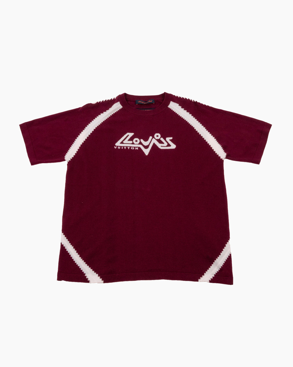 Louis Vuitton T-Shirt - Intarsia - Bordeaux