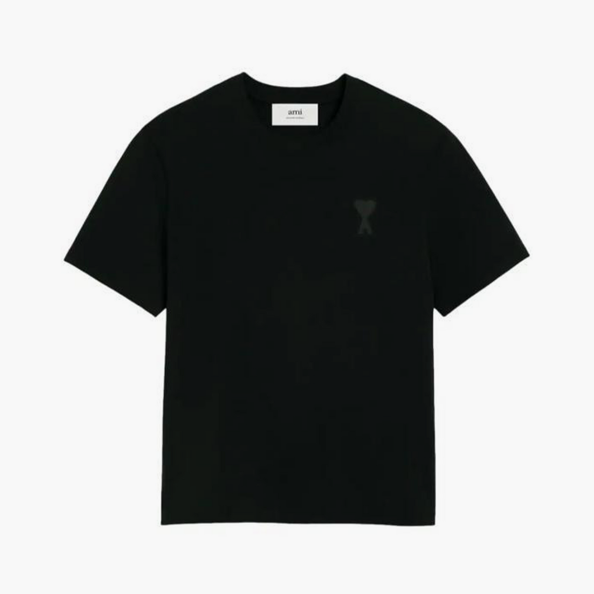 Ami Paris T-shirt Ami de Coeur Noir 3D