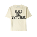 Ami Paris T-shirt Place des Victoires Beige
