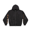 Balenciaga Heavy Metal Outerwear Zip-Up Oversized Hoodie