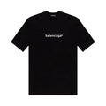 Balenciaga T-Shirt Political Copyright Noir