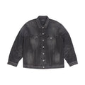 Balenciaga Veste Oversize Jean Noir