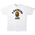 Bape College Tee White