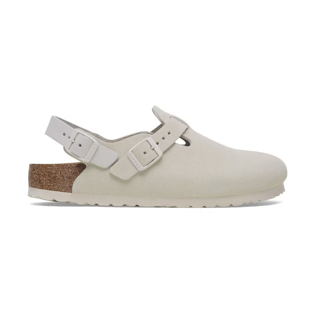 Birkenstock Tokio II Suede Antique White