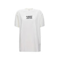 Burberry T-shirt Carrick Brodé Blanc