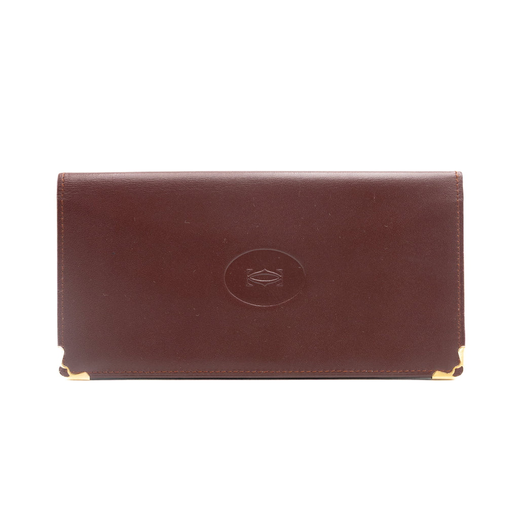 Cartier Portefeuille Bordeaux