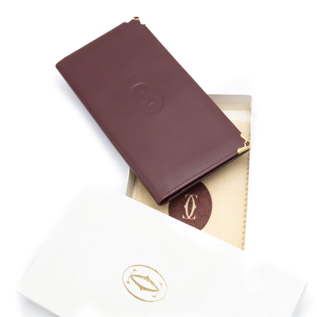 Cartier Portefeuille Bordeaux