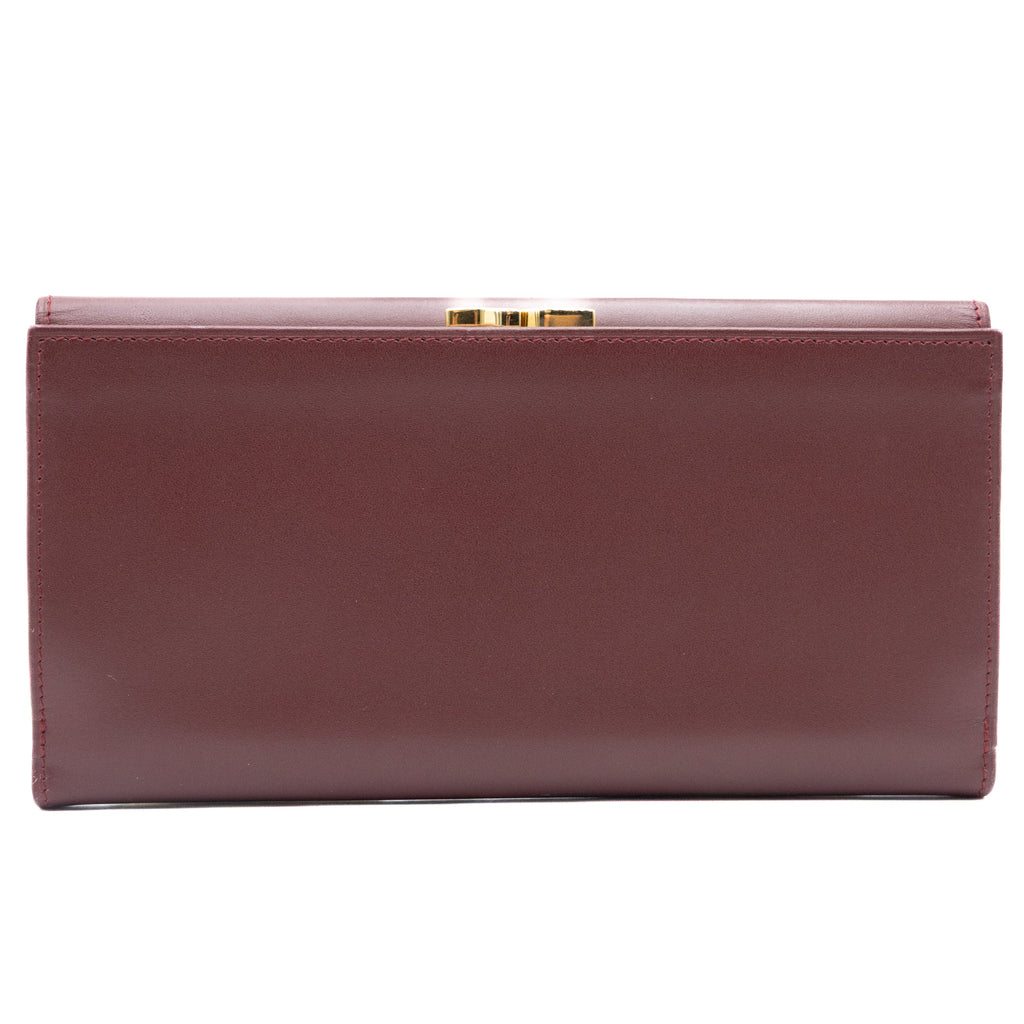 Cartier Portefeuille Long Bordeaux