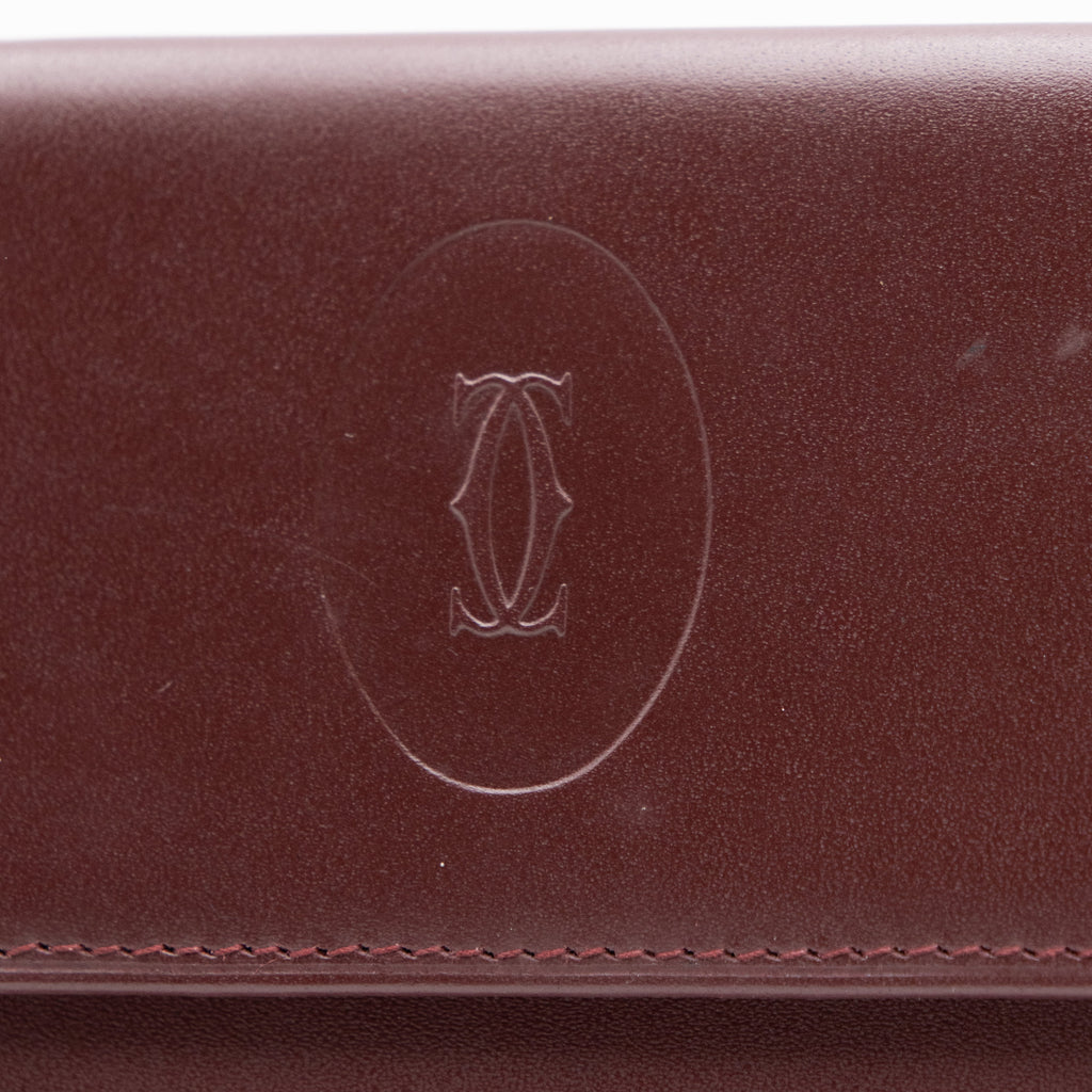 Cartier Portefeuille Long Bordeaux
