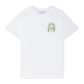 Casablanca T-Shirt L'Arche de Tennis Blanc