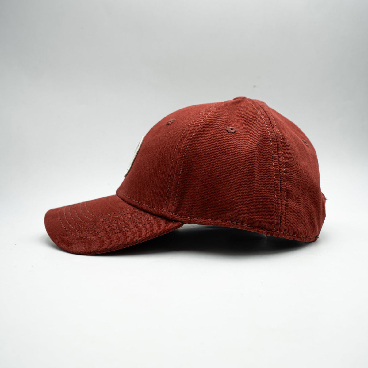 Casquette Palm Angels Logo Brodé Palm Bordeaux