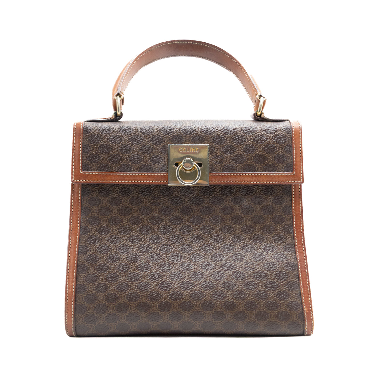 Celine Sac à main Blazon Marron