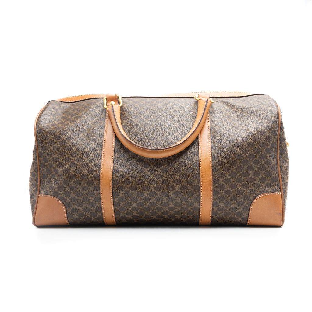 Celine Sac à main Boston Macadam Marron