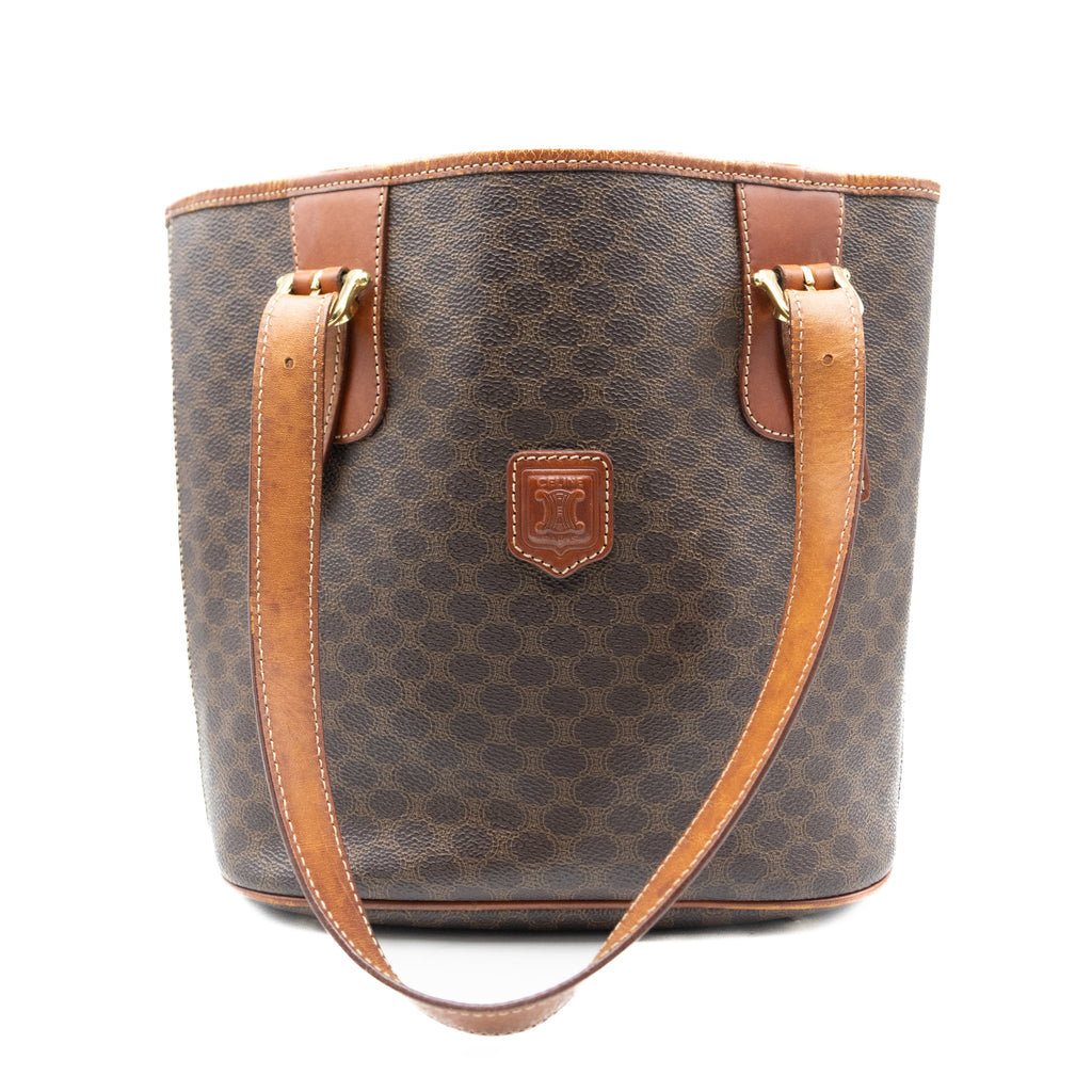 Celine Sac à main Sceau Macadam Marron