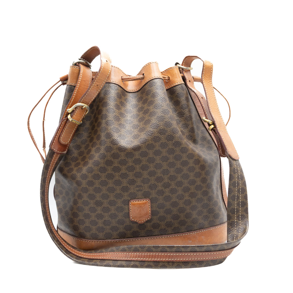 Celine Sac à main Sceau Macadam Marron