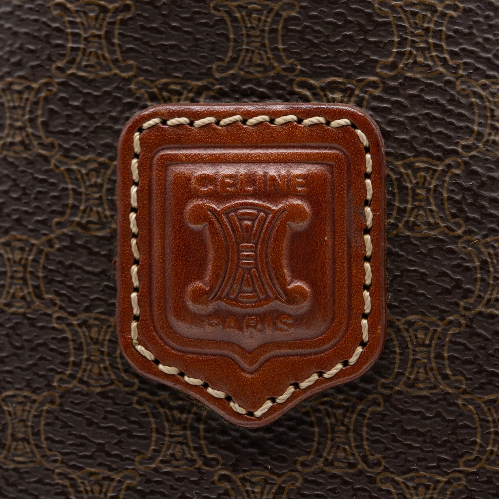 Celine Sac à main Sceau Macadam Marron
