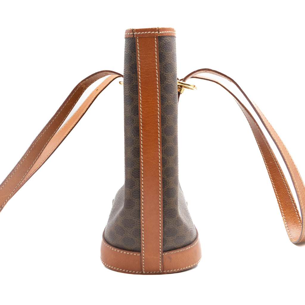 Celine Sac à main Sceau Macadam Marron