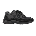 Chanel Low Top Trainer CC Triple Black Suede