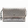 Chanel Mini Sac Portefeuille Hook Gris