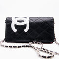 Chanel Portefeuille Noir Rose