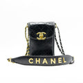 Chanel Sac bandoulière cuir Noir