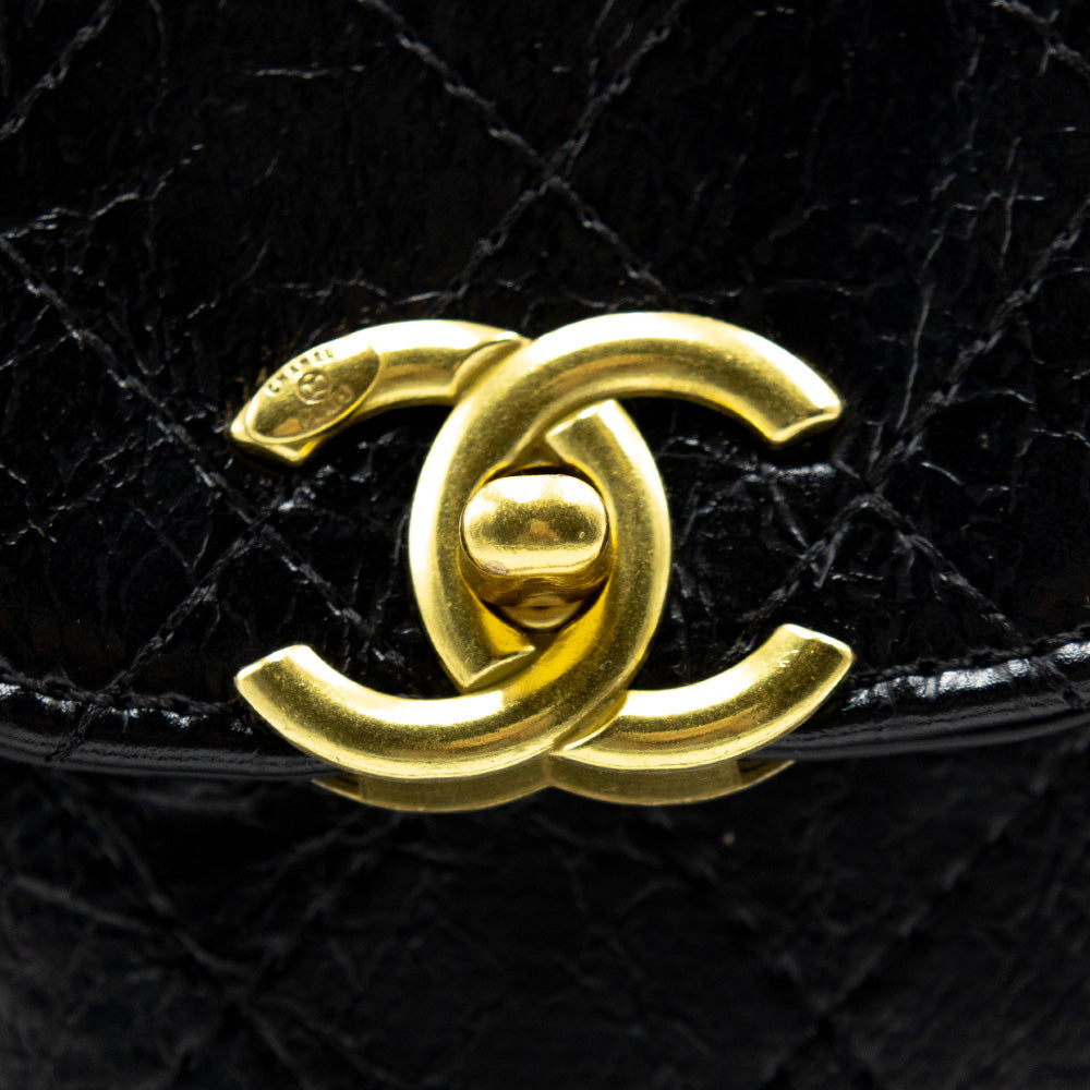Chanel Sac bandoulière cuir Noir