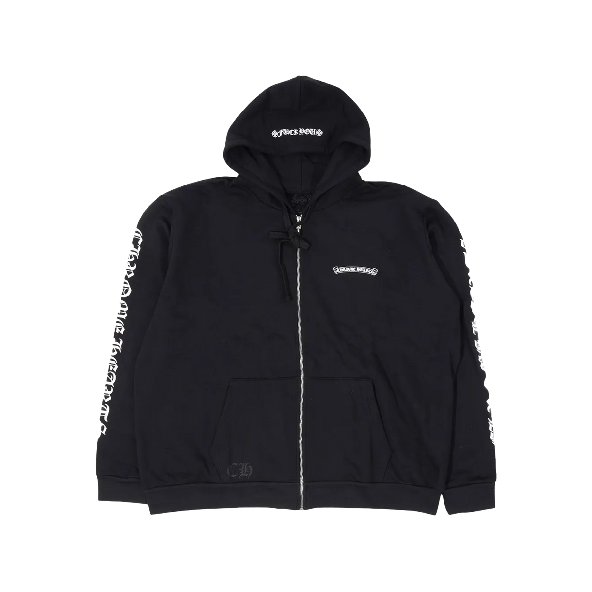 Chrome Hearts hoodie zippé à logo